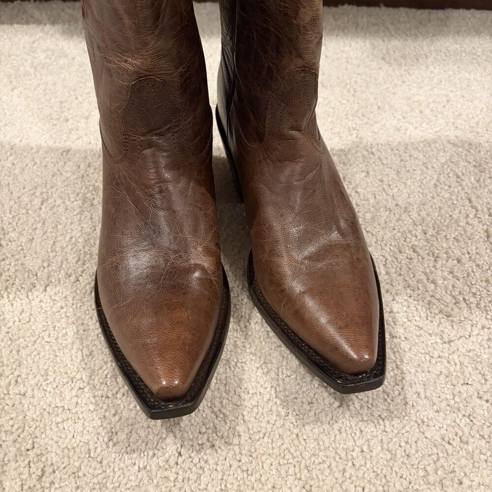 Demo Try on Shyanne Women's Charlene Tall Western Boots Brown Size 8.5 Cowboy - Picture 3 of 12